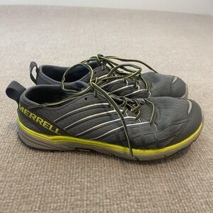 Merrell Shoes Womens Size 7 Gray Mesh Vibram Trail Running Sneakers J48804